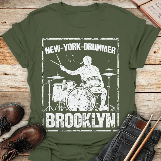 New York Drummer T-Shirt - Melody Tees