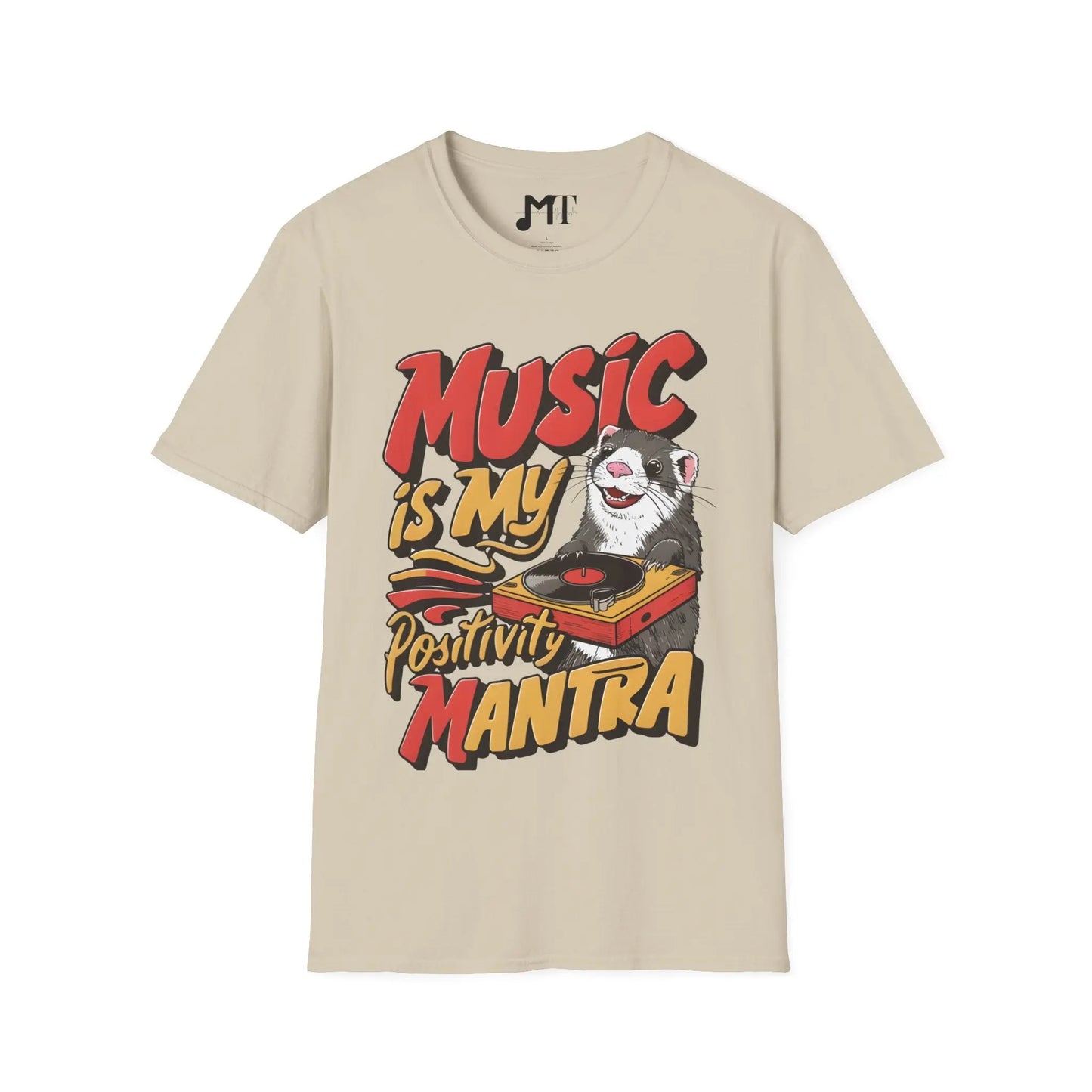 Music is My Positivity Mantra T-Shirt - Melody Tees