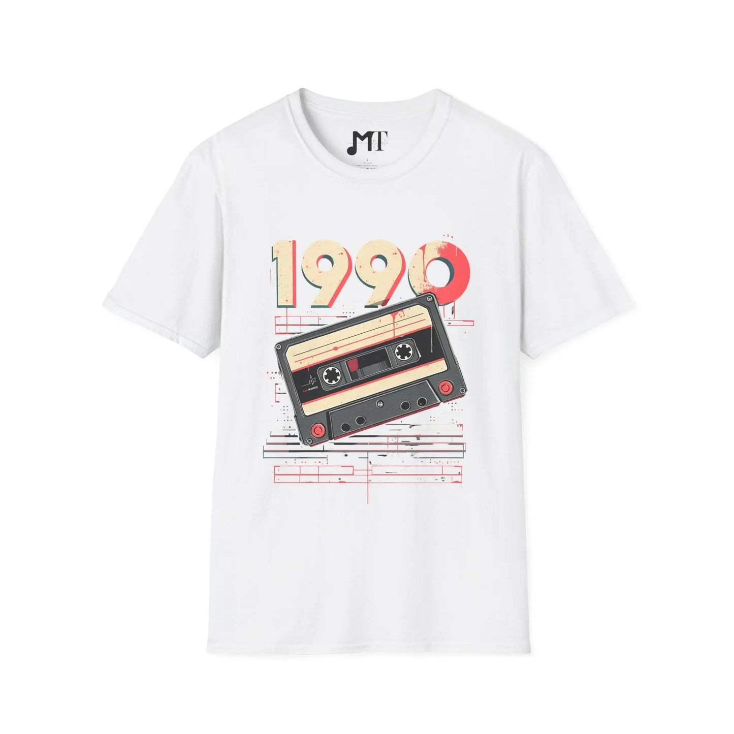 Cassette Tape 1990 Retro T-Shirt Printify