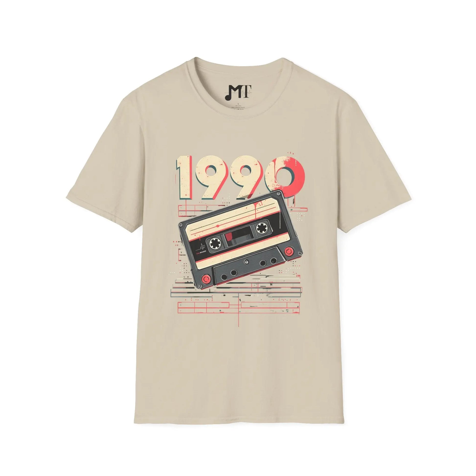 Cassette Tape 1990 Retro T-Shirt Printify