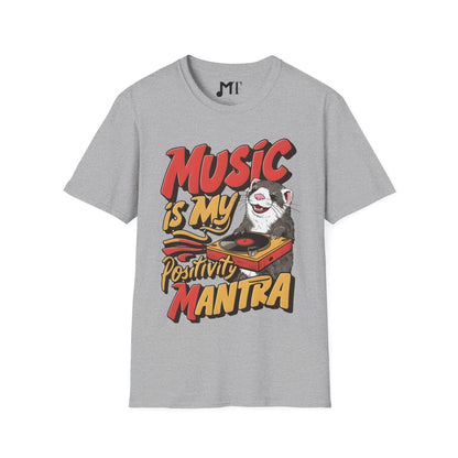 Music is My Positivity Mantra T-Shirt - Melody Tees