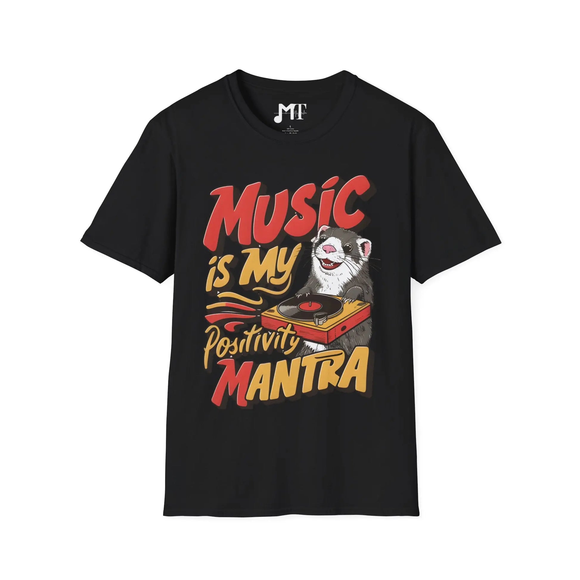 Music is My Positivity Mantra T-Shirt - Melody Tees