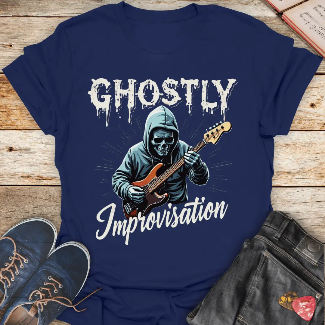 Ghostly Improvisation T-Shirt - Melody Tees