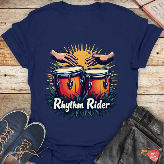 Rhythm Rider Bongos T-Shirt - Melody Tees