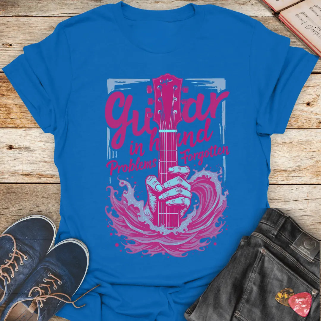 Guitar in Hand Problem Forgotten T-Shirt - Melody Tees