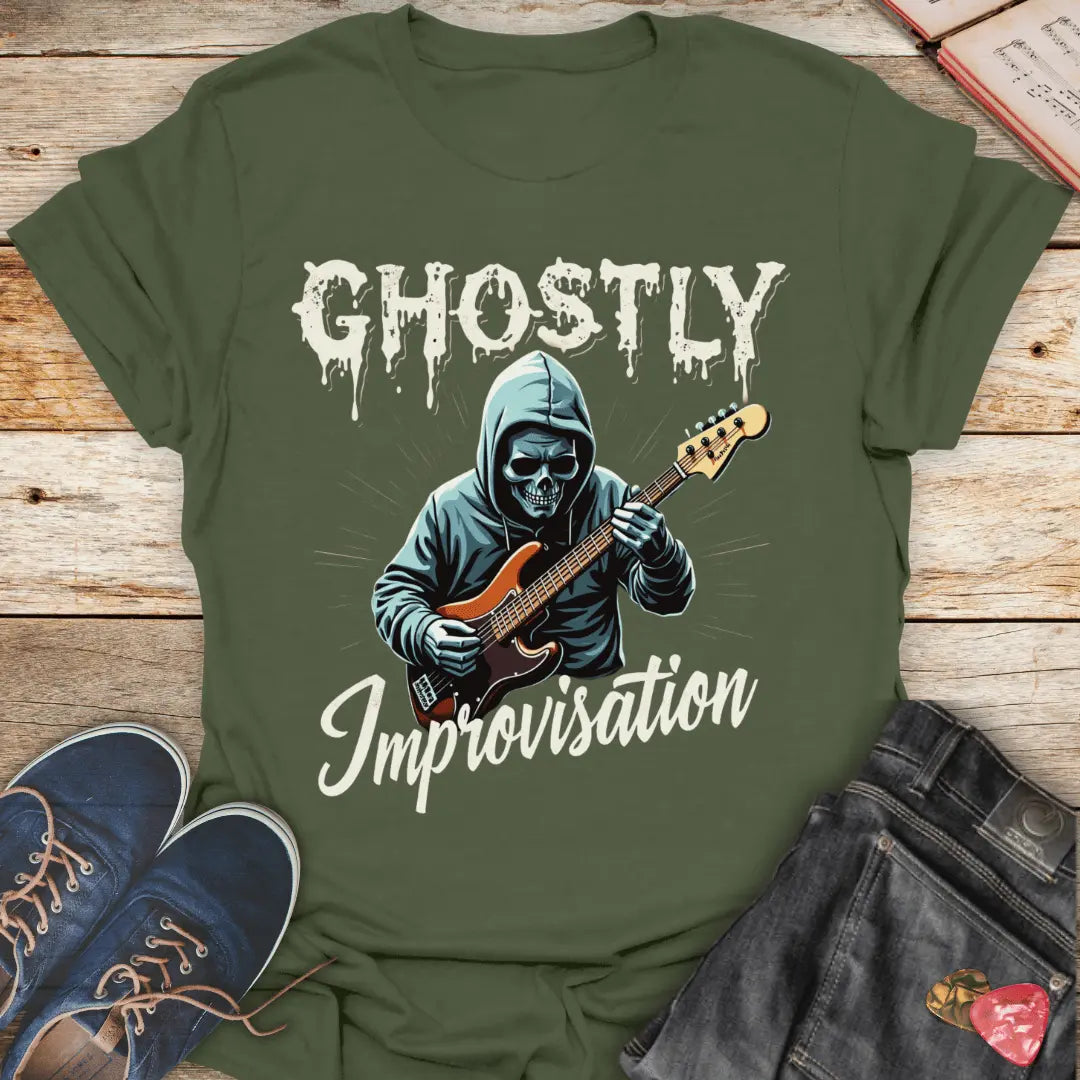 Ghostly Improvisation T-Shirt - Melody Tees