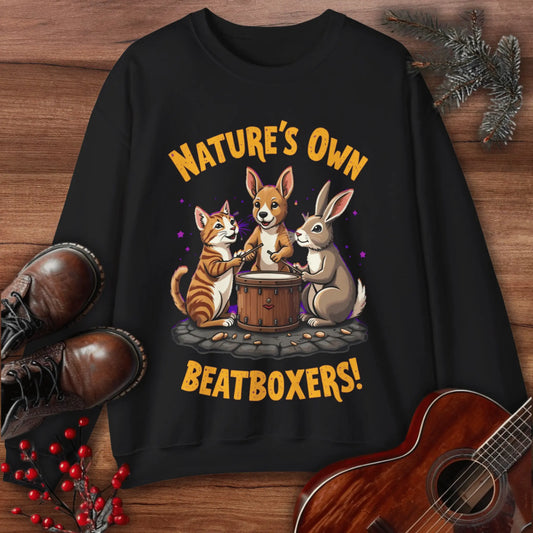 Nature's Own BeatBoxers Crewneck Sweatshirt - Melody Tees