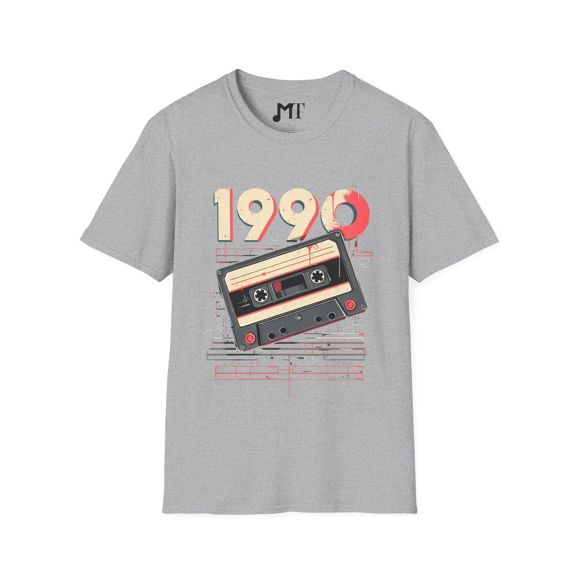 Cassette Tape 1990 Retro T-Shirt Printify