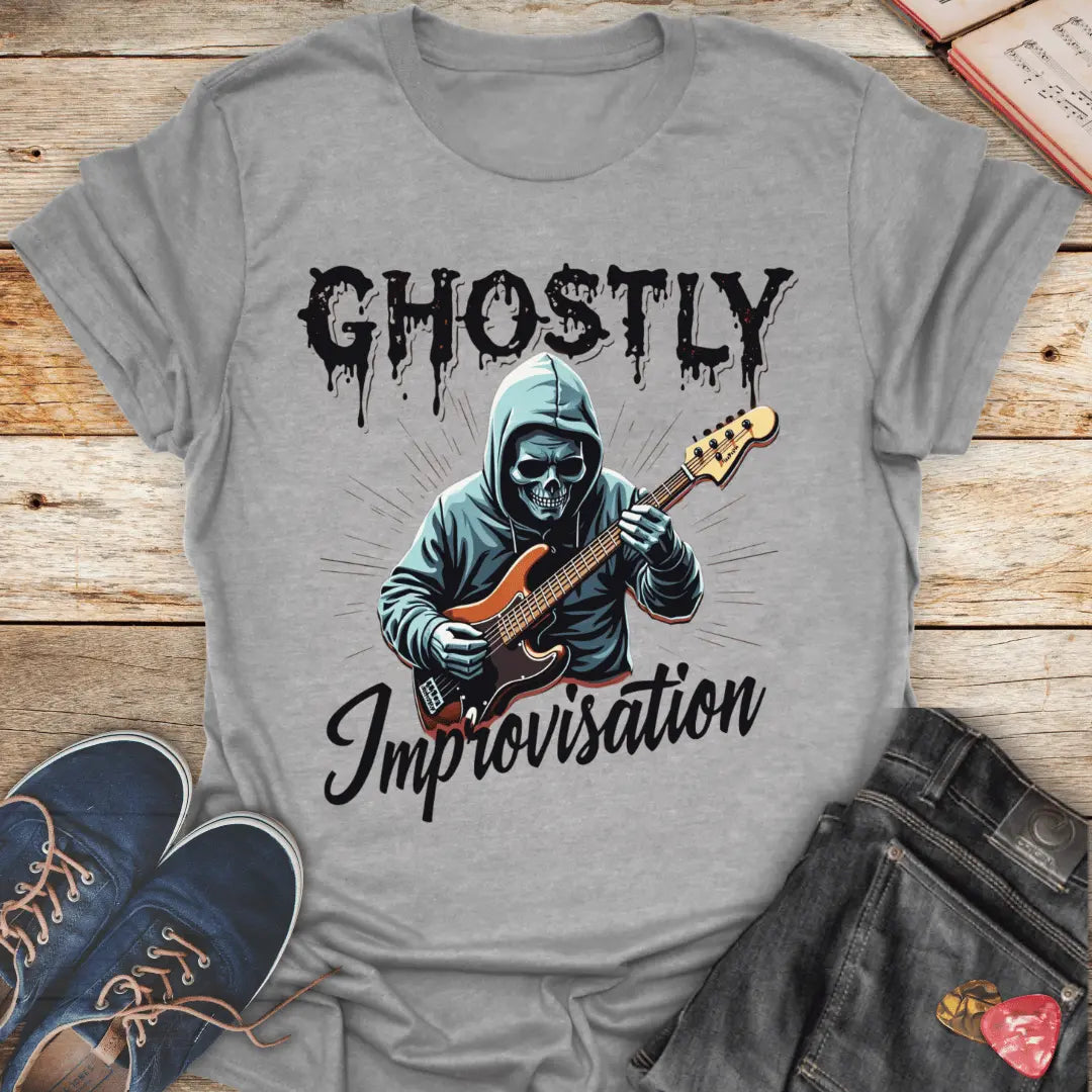 Ghostly Improvisation T-Shirt - Melody Tees