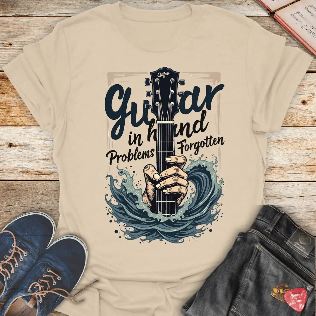 Guitar in Hand Problem Forgotten T-Shirt - Melody Tees