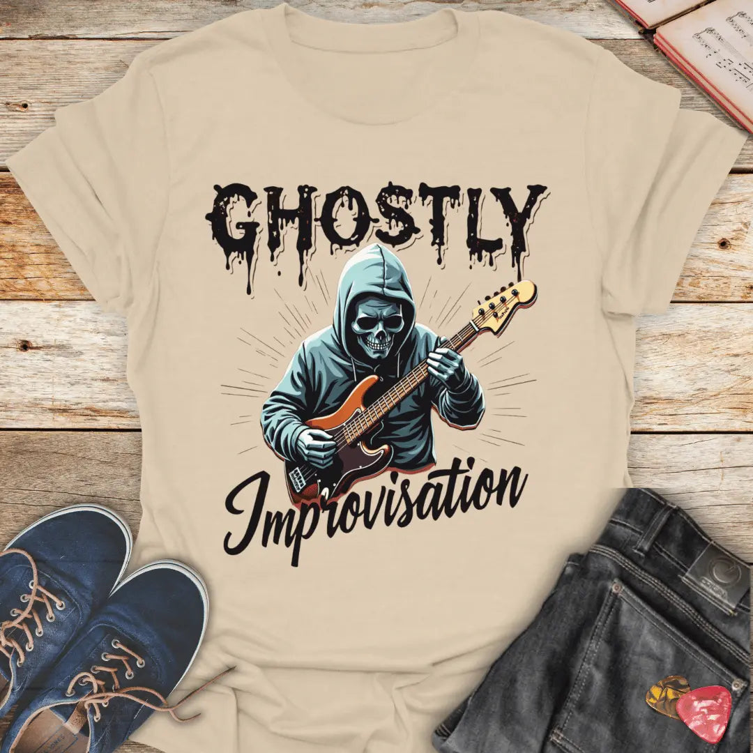 Ghostly Improvisation T-Shirt - Melody Tees