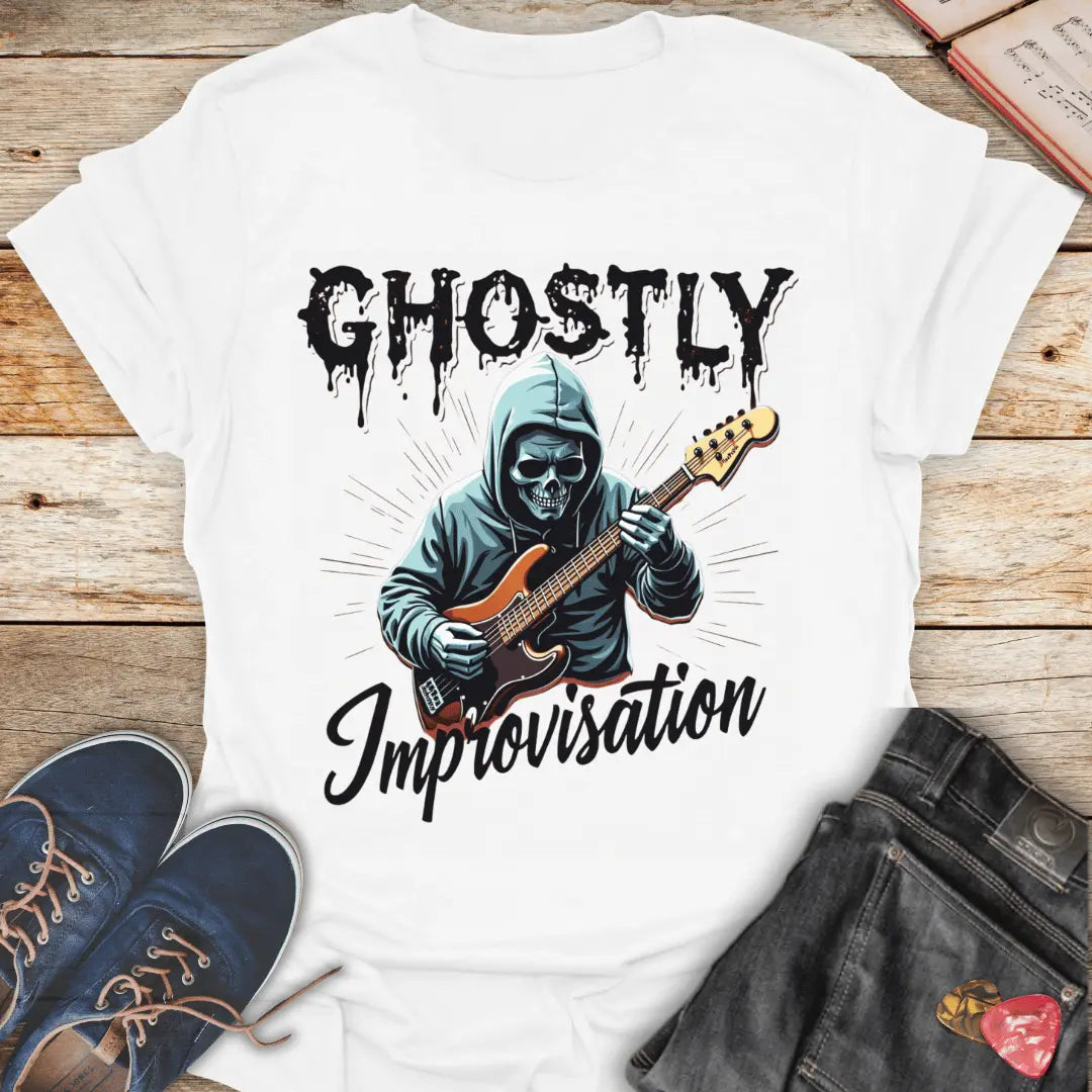 Ghostly Improvisation T-Shirt - Melody Tees