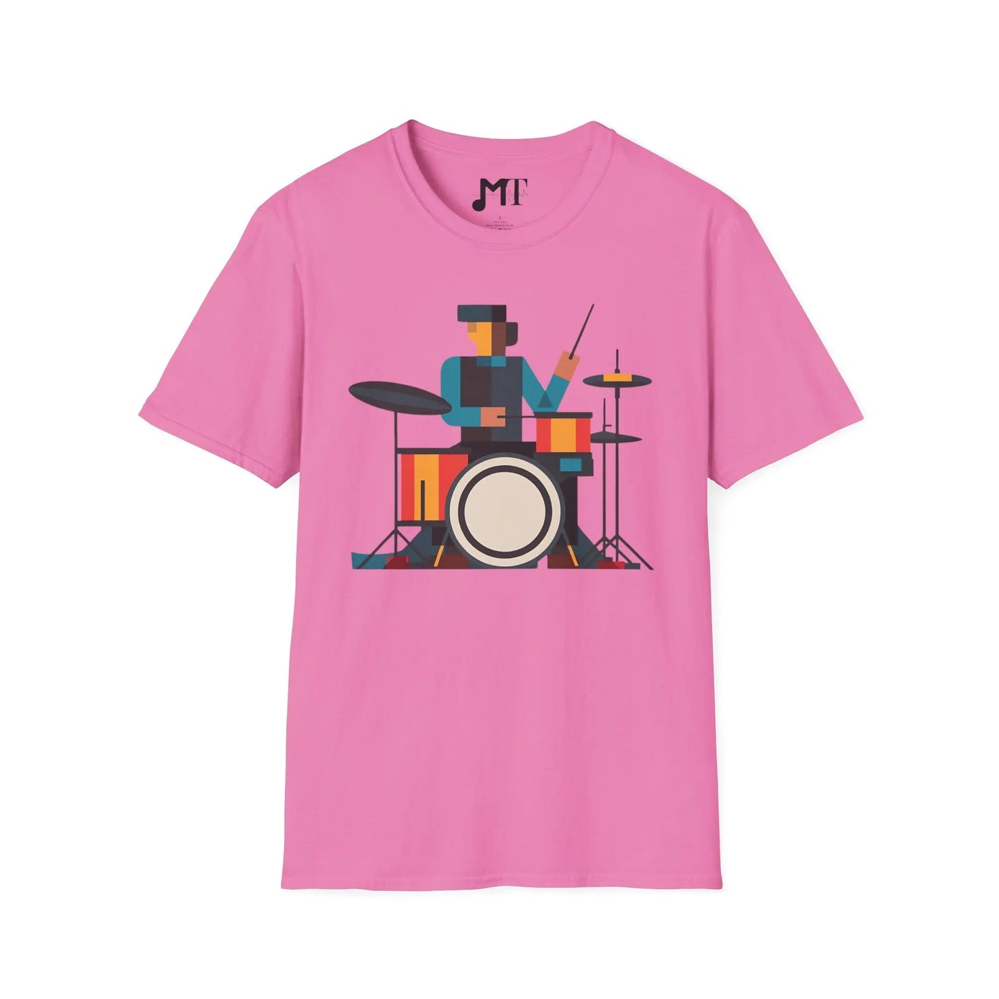 Abstract Drummer T-Shirt Printify