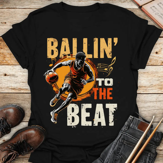 Ballin' to the Beat T-Shirt - Melody Tees